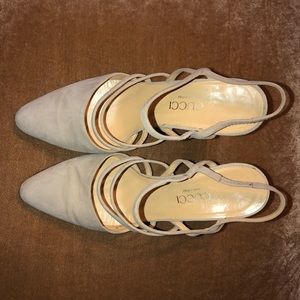 Gucci suede heels